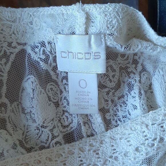 Chico's lacey top   - Picture 4 of 5